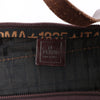 FENDI Zucca Canvas x Leather Travel Bag in Brown Secondhand