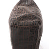 FENDI Zucchino Canvas x Leather Handbag in Brown 7VS018 Secondhand