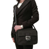 Fendi Camera shoulder bag in black Zucchino canvas