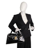 Fendi vintage handbag in black patent leather