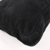 FENDI Suede x Leather Shoulder bag in Black Secondhand