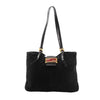 FENDI Suede x Leather Shoulder bag in Black Secondhand