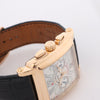 Franck Muller Conquistador Cortez 10000 H CC Leather x RS AT Silver-Face Watch Secondhand
