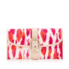 Secondhand Dior Printed Canvas Buckle Strap Flap Wallet
