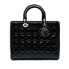 Dior Large Patent Cannage Lady Dior Secondhand