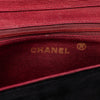 Chanel CC Horizontal Quilted Velvet Crescent Flap Secondhand