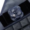 Chanel Large Quilted Lambskin Camellia O Case Clutch Secondhand