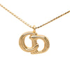 Dior Gold Plated CD Logo Pendant Necklace Secondhand