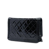 Chanel Quilted Patent Boy Wallet on Chain Secondhand