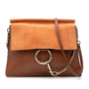 Chloé Medium Calfskin and Suede Faye Crossbody Secondhand