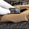 Secondhand Fendi Large Zucca Canvas Mia Flap Shoulder Bag