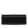 Chanel CC Quilted Lambskin Turnlock Full Single Flap Secondhand