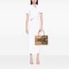 Dior Medium Jute Embroidered Book Tote Secondhand