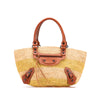 Secondhand Balenciaga Raffia Motocross Classic Panier Basket Tote