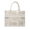 Dior Medium Canvas Embroidered Dioriviera Toile De Jouy Book Tote Secondhand