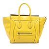 Celine Mini Drummed Calfskin Luggage Tote Secondhand