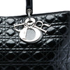 Dior Extra Large Patent Cannage Lady Dior Secondhand
