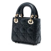 Secondhand Dior Micro Lambskin Cannage Lady Dior