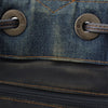 Secondhand Chanel CC Quilted Denim Resin Ring Handle Bucket Bag