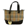 Burberry Haymarket Check Canvas Handbag Secondhand