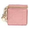 Dior Micro Patent Cannage Lady Dior Cube Pouch Secondhand