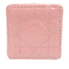 Dior Micro Patent Cannage Lady Dior Cube Pouch Secondhand