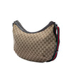 Gucci GG Canvas Web Half Moon Crossbody Secondhand