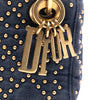 Dior Mini Denim Cannage Studded Supple Lady Dior Secondhand