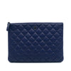 Chanel Medium Quilted Lambskin O Case Clutch Secondhand