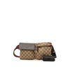 Gucci GG Canvas Web Double Pocket Belt Bag Secondhand