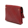 Burberry Embossed Grain Check Leather Langley Crossbody Secondhand