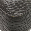 Ferragamo Croc Embossed Leather Vara Satchel Secondhand