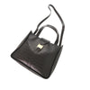 Ferragamo Croc Embossed Leather Vara Satchel Secondhand