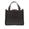 Ferragamo Croc Embossed Leather Vara Satchel Secondhand