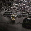 Ferragamo Croc Embossed Leather Vara Satchel Secondhand
