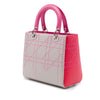 Dior Medium Tricolor Lambskin Macrocannage Stitched Lady Dior Secondhand