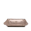 Valentino Medium Metallic Leather Rockstud Trapeze Satchel Secondhand