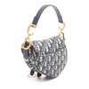 Dior Mini Oblique Canvas Saddle Bag Secondhand