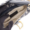 Dior Mini Oblique Canvas Saddle Bag Secondhand