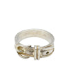 Hermès Sterling Silver Ceinture Buckle Ring Secondhand