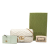 Gucci Small GG Marmont Matelasse Calfskin Shoulder Bag with Detachable Cardholder Secondhand