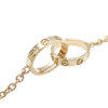 Cartier 18K Rose Gold Interlocking Love Necklace Secondhand
