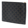Celine Small Triomphe Coated Canvas Clutch Secondhand