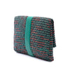 Chanel Quilted Tweed Grip Clutch Secondhand