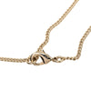 Chanel CC Gold Plated Faux Pearl and Strass Deer Pendant Necklace Secondhand