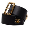 Chanel CC Lambskin Chain Buckle Charm Belt Secondhand