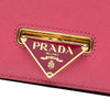 Prada Saffiano Lux Flip Lock Wallet on Chain Secondhand