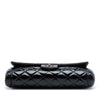 Chanel CC Quilted Patent Flap Clutch with Chain Secondhand