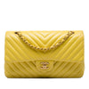 Chanel Medium Classic Chevron Lambskin Double Flap Secondhand