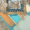 Hermès Astres et Soleils Silk Scarf 90 Secondhand